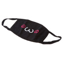 Unisex Antidust Mask Muffle Mask Cute kaomoji Emoticon Mouth Mask Dizzy Mouth