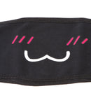 Unisex Antidust Mask Muffle Mask Cute kaomoji Emoticon Mouth Mask Shy Mouth
