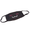 Unisex Antidust Mask Muffle Mask Cute kaomoji Emoticon Mouth Mask Shy Mouth