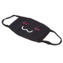 Unisex Antidust Mask Muffle Mask Cute kaomoji Emoticon Mouth Mask Shy Mouth