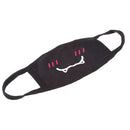 Unisex Antidust Mask Muffle Mask Cute kaomoji Emoticon Mouth Mask Shy Teeth