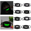 Unisex Antidust Mask Cute kaomoji Emoticon Muffle Mouth Mask - 12