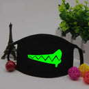 Unisex Antidust Mask Cute kaomoji Emoticon Muffle Mouth Mask Crooded Mouth