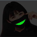 Unisex Antidust Mask Muffle Mask Cute kaomoji Emoticon Mouth Mask Wide Teeth