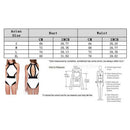 Women Fashionable Soft Comfortable Padded Halter High Neck Backless Swimsuit Swimwear Summer Beachwear Party Vacation Clothing Accessory White S