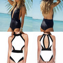 Women Fashionable Smooth Ultra Soft Padding Backless Swimwear Summer Beachwear Party Vacation Clothing Accessory S Black