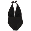 Women Fashionable Smooth Ultra Soft Padding Backless Swimwear Summer Beachwear Party Vacation Clothing Accessory M Black