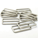 10 Pieces Mental Buckle for Belt Handbag Strap Keeper Thick Line