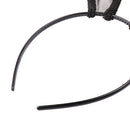 Women Girl Retro Lace Wire Rabbit Bunny Ear Hair Bands Cute Headband Black