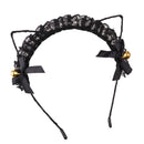 Super Cute Headband Girls Hair Band Piece with Cat Ears Bow Bells