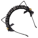 Super Cute Headband Girls Hair Band Piece with Cat Ears Bow Bells