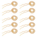10x Girls Retro Alloy Hair Clips Wedding Bride Hairpins Hair Beauty Tools U