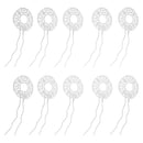 10x Girls Retro Alloy Hair Clips Wedding Bride Hairpins Hair Beauty Tools V