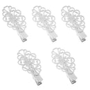 5pcs Women Retro Alloy Hair Clips Wedding Bride Hairpins Hair Beauty Tools F