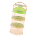 Baby Feeding Box Food Storage Formula Container Milk Powder Green Dispenser