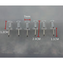 100Pcs Transparent Push Pins Notice Board Map Thumb Tacks Point Bulletin