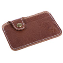 Brown 2-slot Men Wallet Thin Credit Card Holder ID Case Purse Bag Pouch