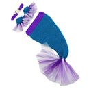 0-3Y Babies Girls Kids Knitted Cute Lovely Mermaid Headband Bra Tail Costume