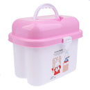 Baby Diaper Bag Portable Outdoor Travel Nursing Bottle Storage Box Organizer