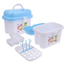 Baby Diaper Bag Portable Outdoor Travel Nursing Bottle Storage Box Organizer