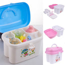 Baby Diaper Bag Portable Outdoor Travel Nursing Bottle Storage Box Organizer