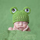 Newborn Handmade Crochet Knit Cap Make Your Baby Looks More Lovely Frog Hat