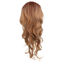 21 Inches Women Girls Long Curly Synthetic Wig with Air Bangs