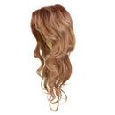 21 Inches Women Girls Long Curly Synthetic Wig with Air Bangs