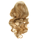 21 Inches Women Girls Long Curly Synthetic Wig with Elastic Wig Cap
