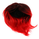Short Straight Wig Heat Resistant Synthetic Full Wig for Party Cosplay