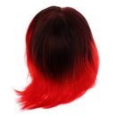 Short Straight Wig Heat Resistant Synthetic Full Wig for Party Cosplay