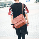 Casual Vintage Men PU Leather Shoulder Bag Messenger Crossbody Bags Handbag