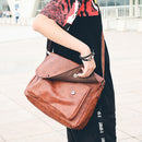 Casual Vintage Men PU Leather Shoulder Bag Messenger Crossbody Bags Handbag