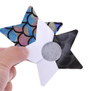 2x Mermaid Pattern Adhesive Breast Nipple Cover Sticker Bra Pad Patch Disposable Five-ointed Stars