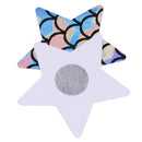 2x Mermaid Pattern Adhesive Breast Nipple Cover Sticker Bra Pad Patch Disposable Five-ointed Stars