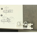 5x Baby Cupboard Cabinet Safety Locks Proofing Door Drawer Fridge U Shape