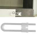 5x Baby Cupboard Cabinet Safety Locks Proofing Door Drawer Fridge U Shape