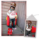 Novelty Warm Kids Baby Earflap Black Pilot Hats Protection Ear Winter Cap