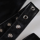 Women PU Leather Wide Belt Waist Stretch Buckle Corset Waistband Buckle for Dress Skirt