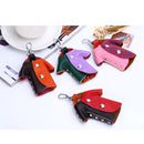 Men Women Key Ring Keyfob Key Chain Accessory Pouch Bag Key Holder Wallet Case