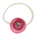3Pcs/set Nylon Kids Baby Girl Elastic Angel Flower Bowknot Hairband Head 10"
