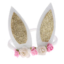 30cm Hair Bands Girls Handmade Pretty Hair Elastic Bobble Baby Headband Gold