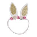 30cm Hair Bands Girls Handmade Pretty Hair Elastic Bobble Baby Headband Gold