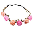 38 cm Baby Girls Kids Toddler Bow Hairband Headband Adjustable Flower Head Wrap