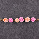 38 cm Baby Girls Kids Toddler Bow Hairband Headband Adjustable Flower Head Wrap