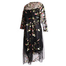 Pregnant Lady Photography Dress Maternity Gown Half Sleeve Embroider Dresses