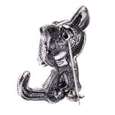 Vintage Jewelry Rhinestone Crystal Wedding Bouquet Cat Brooch Pin