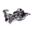 Vintage Jewelry Rhinestone Crystal Wedding Bouquet Cat Brooch Pin