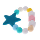 Toddlers Silicone Teething Chewable Bracelet Toy Teething Beads Chain