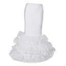 Women Floor Length 3 Layers Wedding Dress Petticoat Underskirt Mermaid Slips